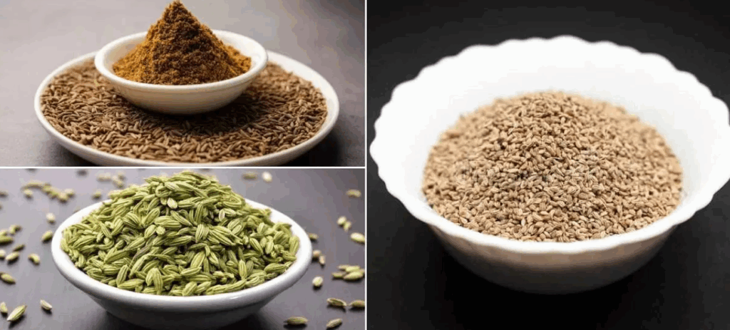 ajwain saunf jeera powder khane ke fayde