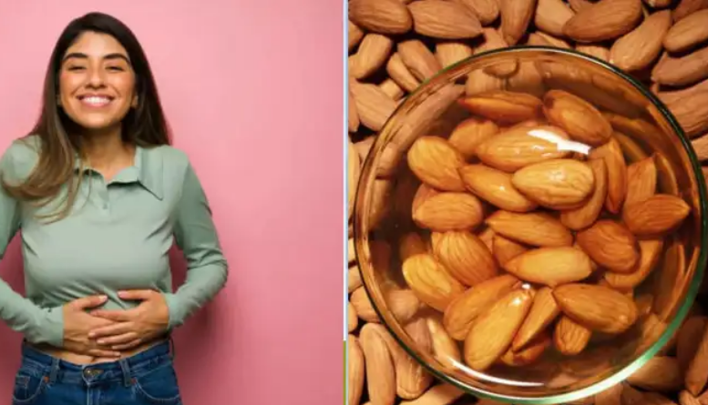 soked almonds peeled or unpeeled