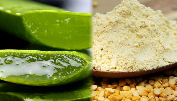 besan and aloevera