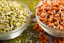 अंकुरित चना और मूंग खाने के फायदे Benefits of eating sprouted chickpeas and mung beans