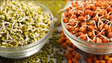 अंकुरित चना और मूंग खाने के फायदे Benefits of eating sprouted chickpeas and mung beans