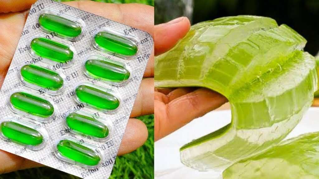 Aloe vera and vitamin e jel