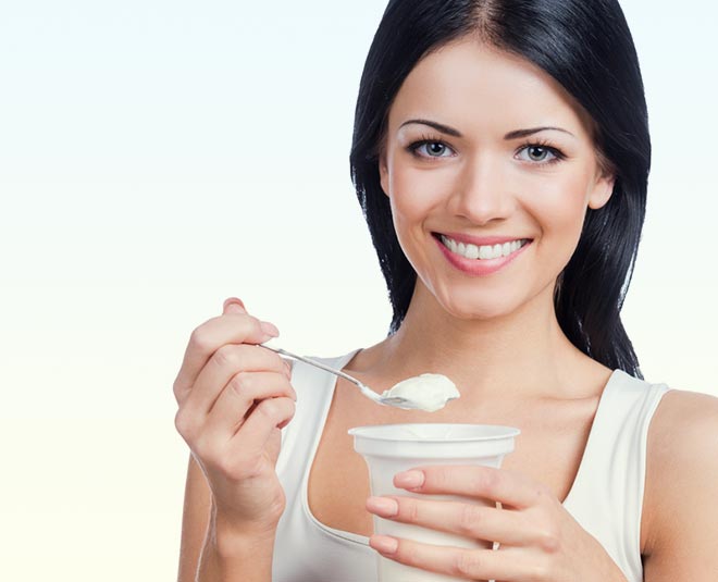 Eating curd