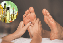 Foot massage with oil at night benefits