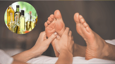 Foot massage with oil at night benefits