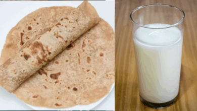 dudh ke sath baasi roti khane ke fayde