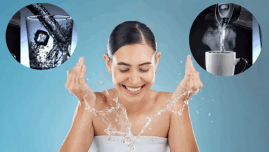 Hot vs Cold water for face wash