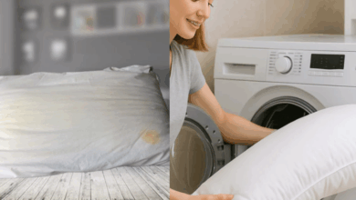how to clean dirty pillow