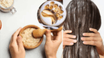 banana hair mask for smooth and silky hair